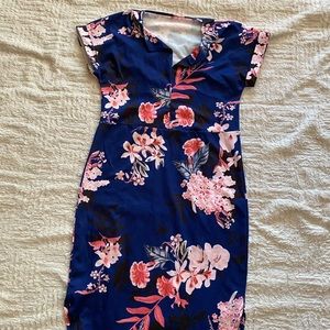 Floral Medium Polyester Dress